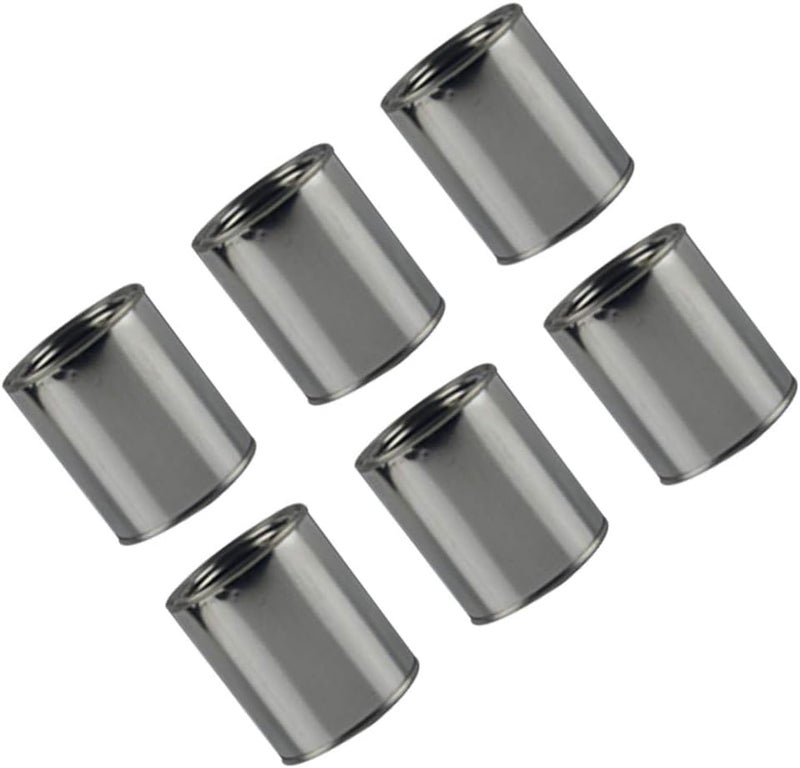 klarako 8pcs Empty Paint Tins Paint Storage Containers with Lids Iron Round Paint Can for Home Office 0.3L - Image 1