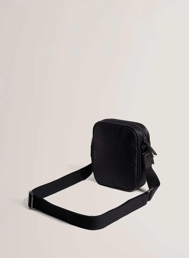 Ted Baker Nelvin Nylon Tb Script Flight Crossbody
