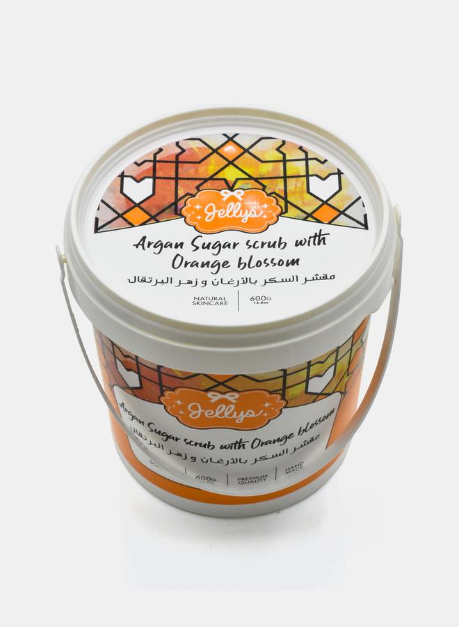 Jellys Argan Sugar Scrub with Orange Blossom - Image 3