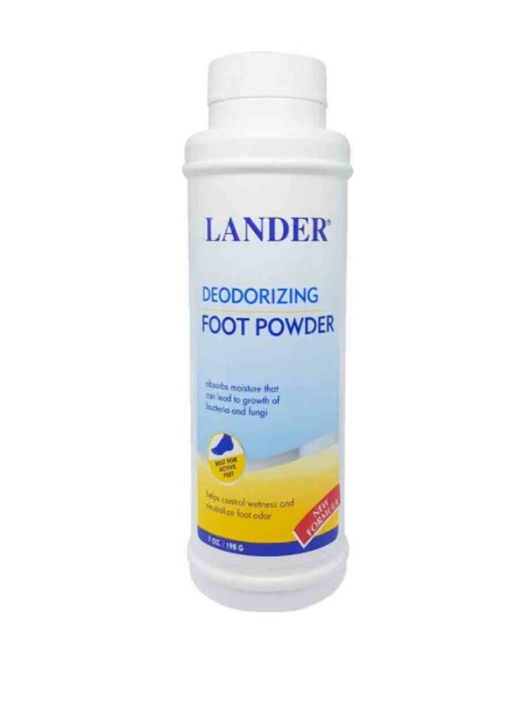 LANDER - Deodorizing Foot Powder 198g - Image 1