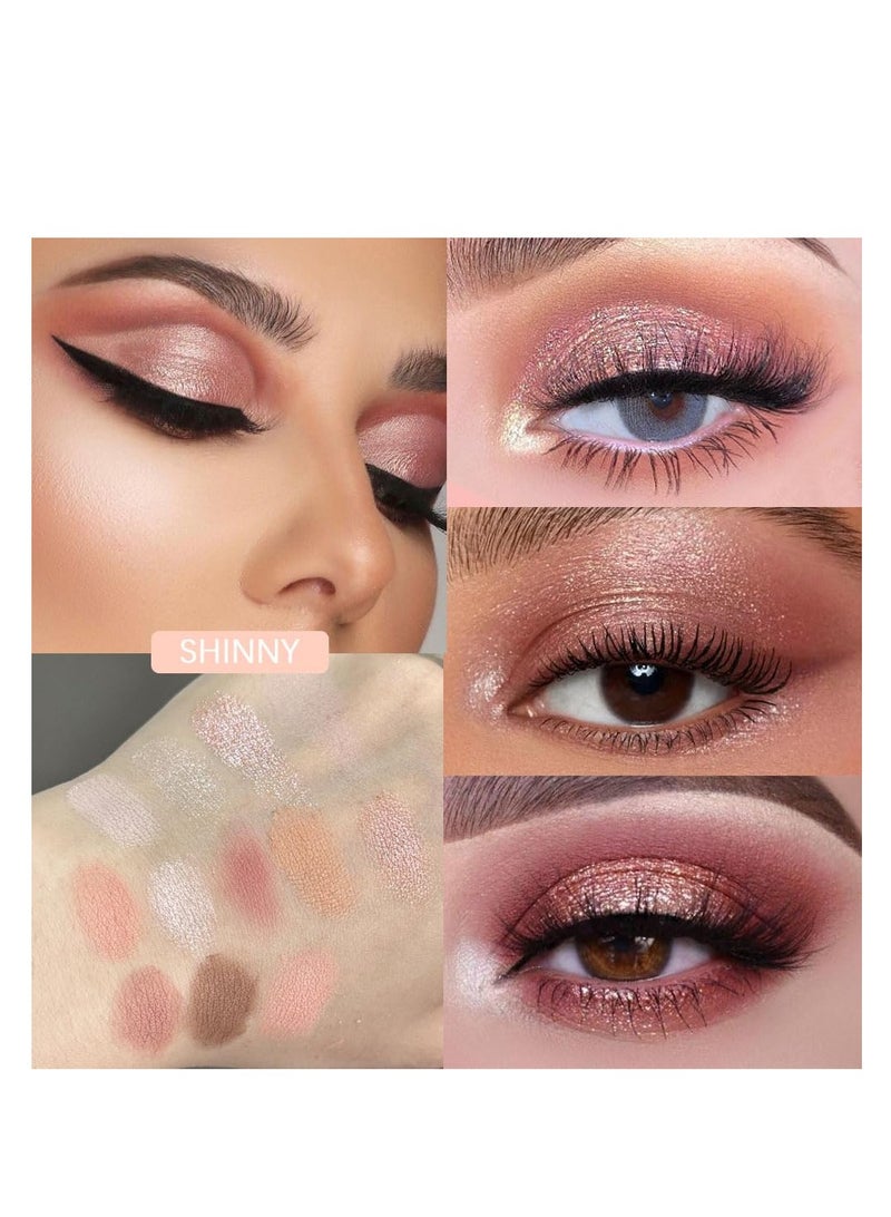 Captaintech Girds Colorful Matte Shimmer Eyeshadow Palette Eyeshadow Palette for Daily Makeup High mented Naturing-Looking Ultra-Blendable Long Lasting Waterproof Eyeshadow Palette - Image 2