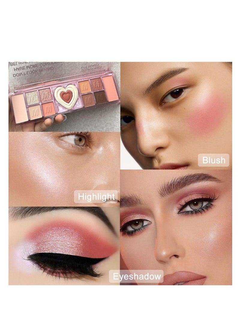 Captaintech Girds Colorful Matte Shimmer Eyeshadow Palette Eyeshadow Palette for Daily Makeup High mented Naturing-Looking Ultra-Blendable Long Lasting Waterproof Eyeshadow Palette - Image 5