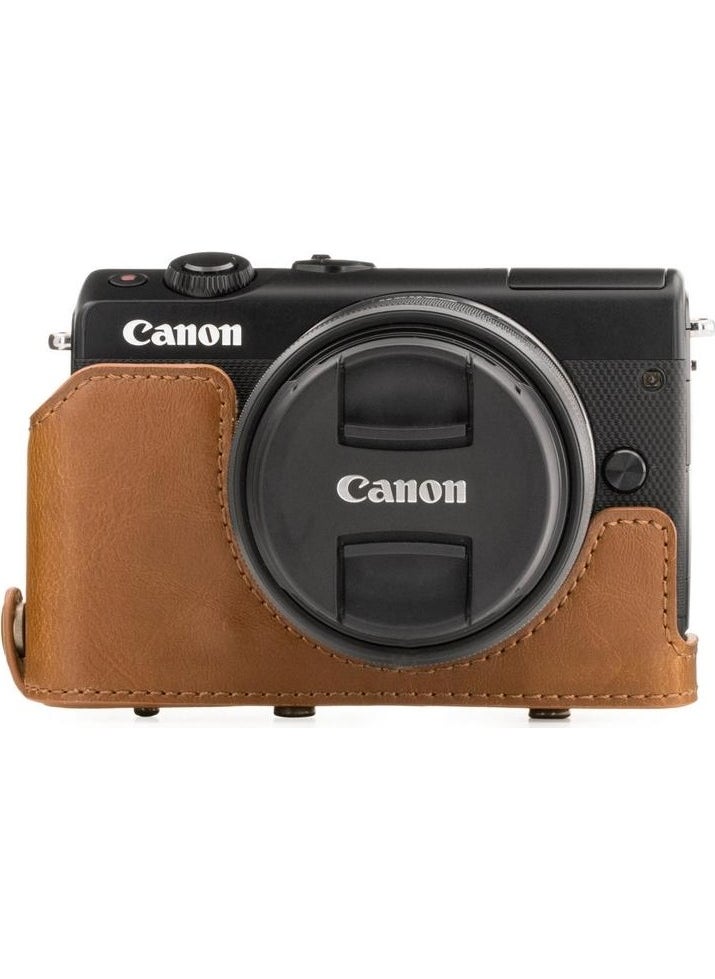MegaGear - Canon EOS M100 (15-45mm) Faux Leather Camera Bag - Image 1