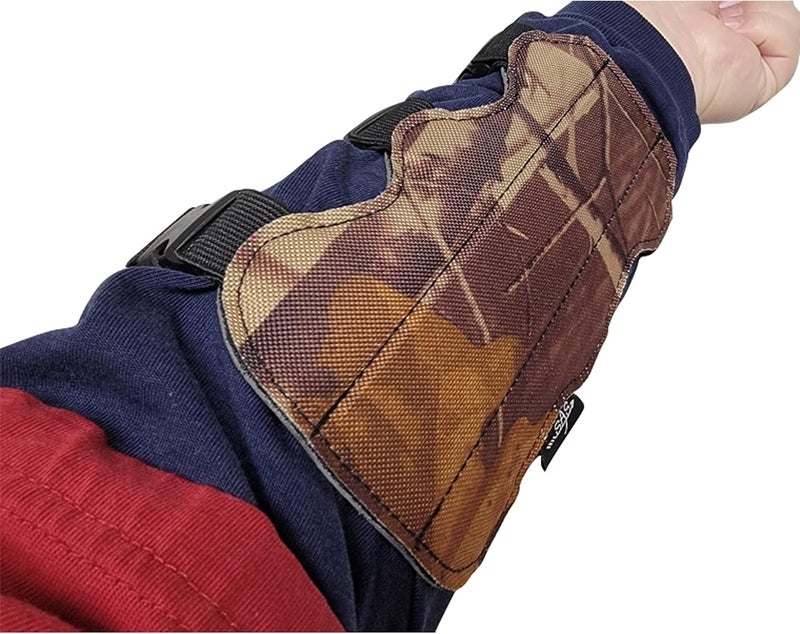 SAS 7.5" Archery Bow Range Arm Guard One Size with 3 Straps - Image 3