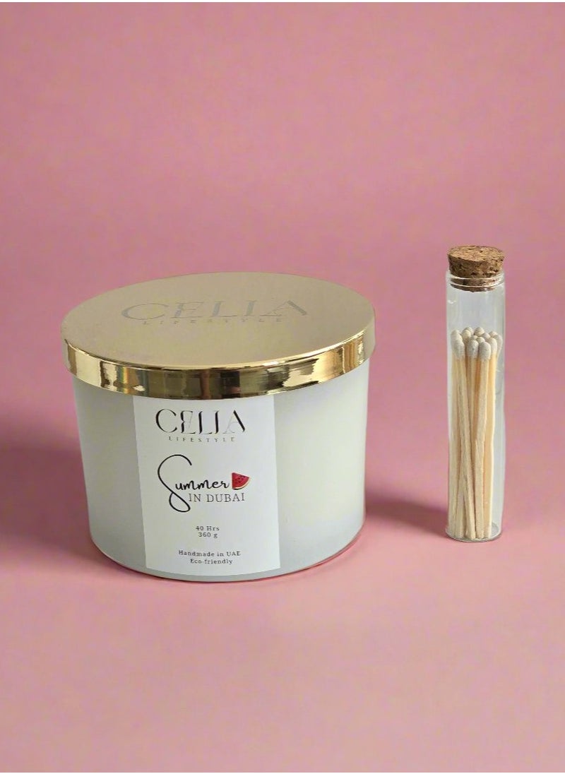Celia Lifestyle Summer in Dubai - 3-Wick Candle 