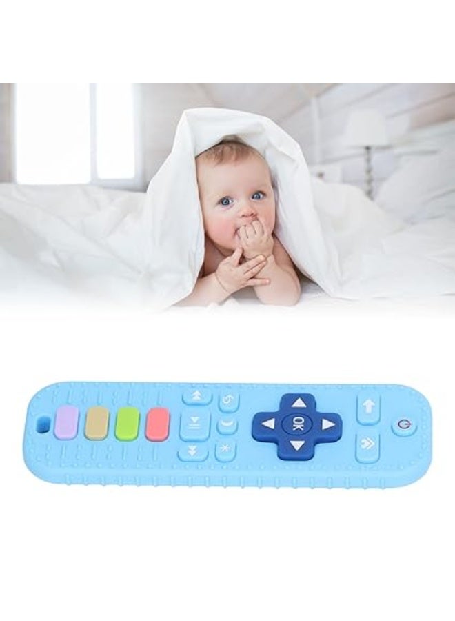 MUMS PLANET Baby Teether Toy in Remote Control Shape – Safe Silicone Teething Toy for Infants – Lightweight and Easy to Carry – Educational Baby Toy for Color Learning – Safe Sensory and Motor Skill Development Toy - Image 4