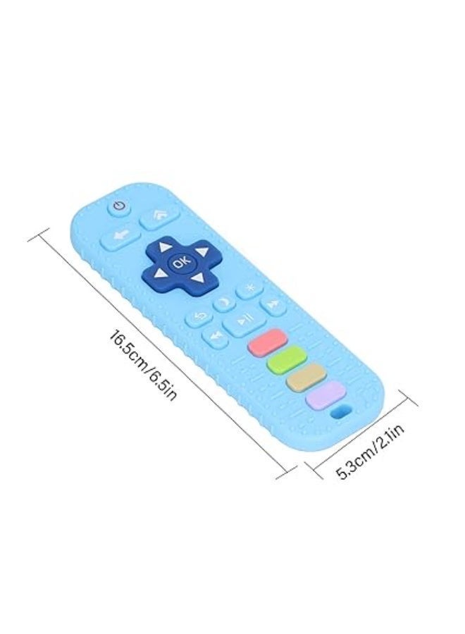MUMS PLANET Baby Teether Toy in Remote Control Shape – Safe Silicone Teething Toy for Infants – Lightweight and Easy to Carry – Educational Baby Toy for Color Learning – Safe Sensory and Motor Skill Development Toy - Image 3