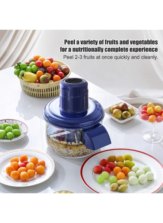 Electric Automatic Rechargeable Fruit and Vegetable Peeler for Grapes, Cherries, Tomatoes, and Garlic - Image 3