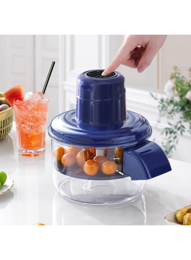 Electric Automatic Rechargeable Fruit and Vegetable Peeler for Grapes, Cherries, Tomatoes, and Garlic - Image 1