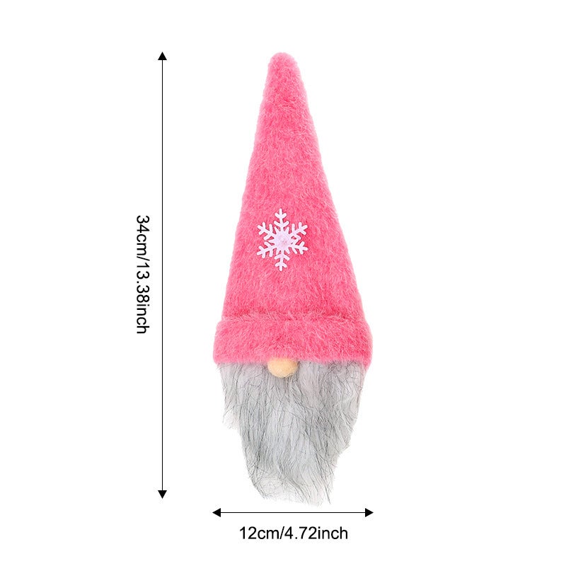 New Christmas Decorations Dress Dress Wine Bottle Set Creative Christmas Wine Set Home Dining Table Decoration - Image 1