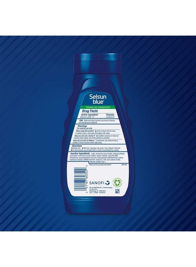 Selsun Blue Moisturizing Anti-dandruff Shampoo with Aloe, 11 fl. oz., Selenium Sulfide 1% - Pack of 2 - Image 2