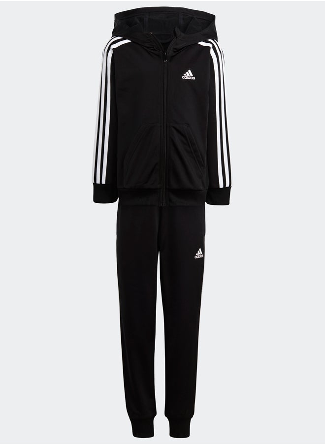 Adidas - Essentials 3-Stripes Shiny Track Suit - Image 1
