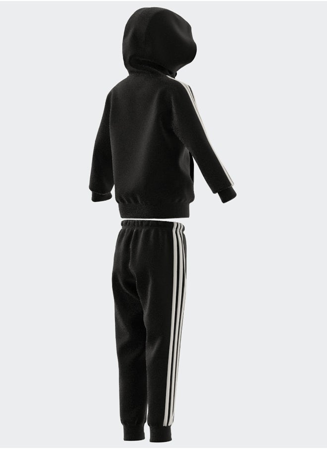 Adidas - Essentials 3-Stripes Shiny Track Suit - Image 1