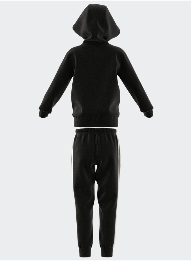 Adidas - Essentials 3-Stripes Shiny Track Suit - Image 1