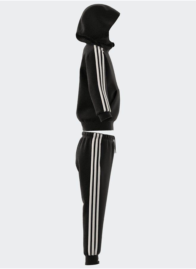 Adidas - Essentials 3-Stripes Shiny Track Suit - Image 1