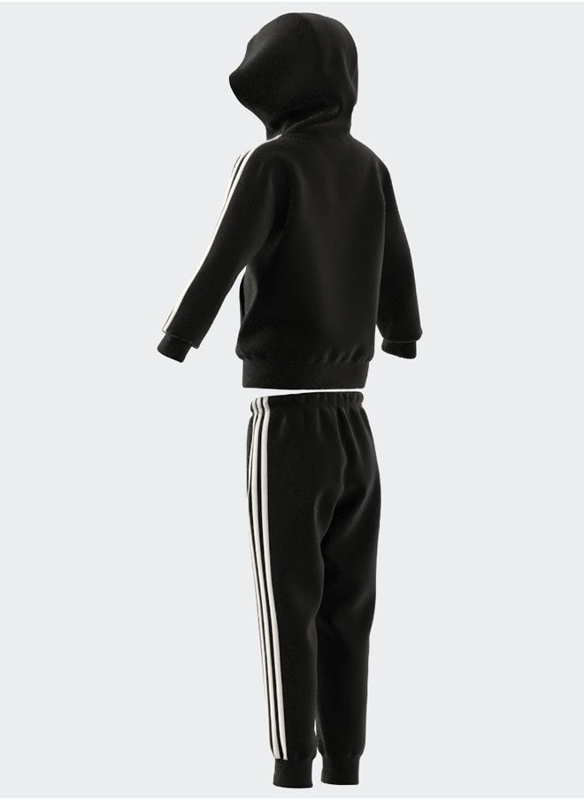 Adidas - Essentials 3-Stripes Shiny Track Suit - Image 1