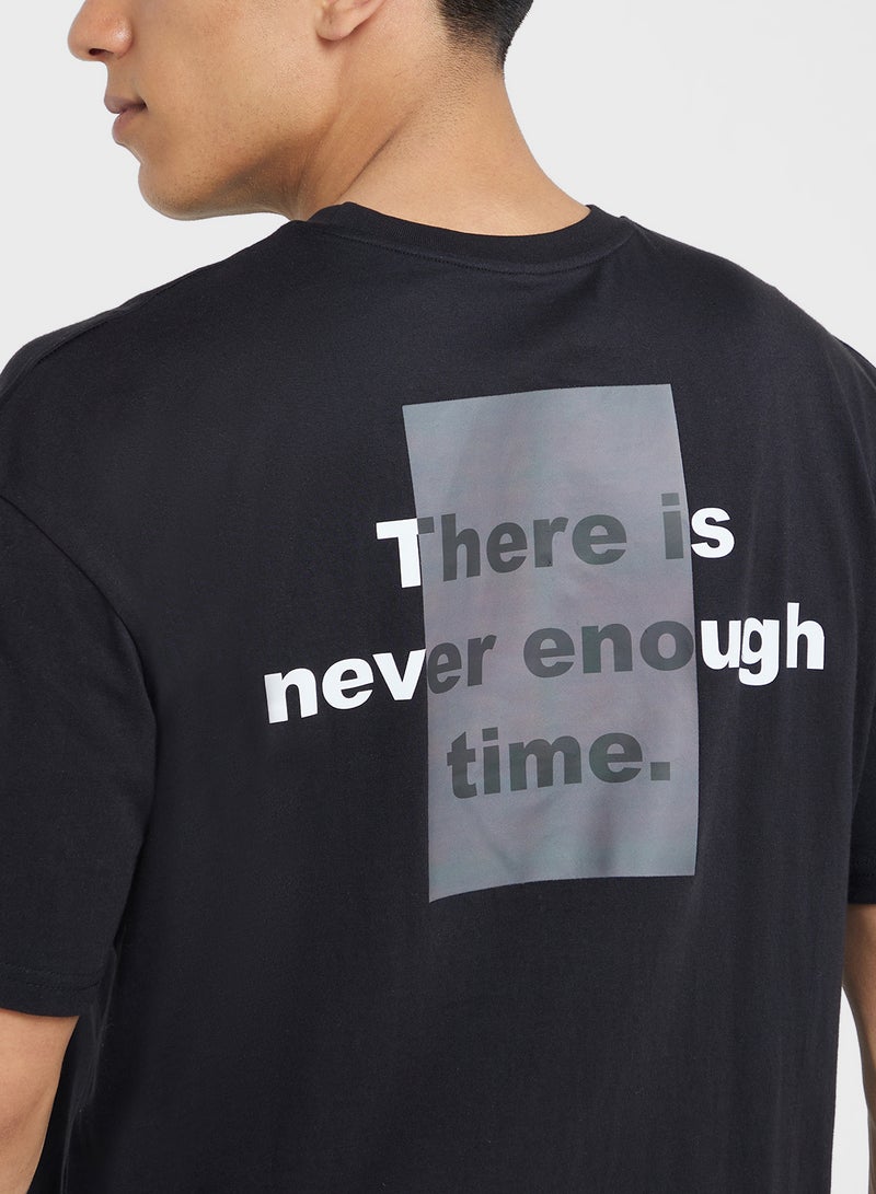 Seventy Five Oversized Crew Neck T-Shirt - Image 3