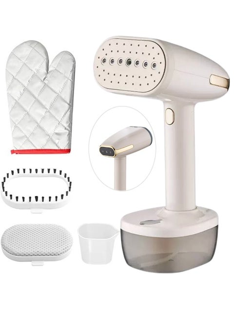 ترقية لوحة الزجاج السيراميك البخار الملابس المحمولة, البخار المحمولة الحديد للملابس, 1800W 30s بخار الحديد الحرارة السريعة,350ML خزان المياه القابل للإزالة,إيقاف الطاقة التلقائي,الحديد الخفيف الوزن للسفر والمنزل