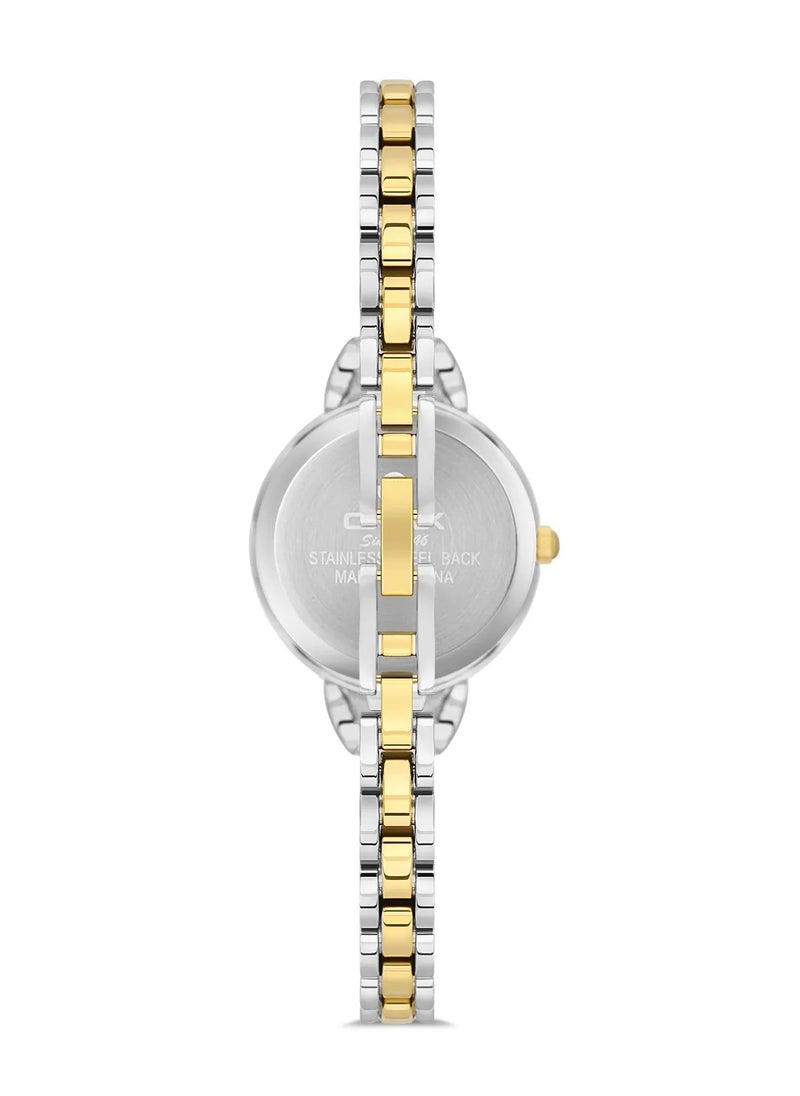 OMAX Omax Women's Luxury Wrist Watch, Watches for Women, Stainless Watches, Luxury Steel Band, White Round Dial, Waterproof Watch, 1 Year Warranty  - Image 3