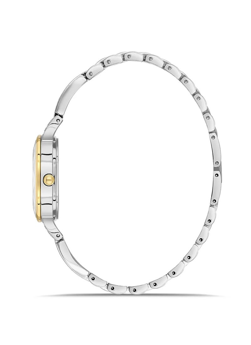 OMAX Omax Women's Luxury Wrist Watch, Watches for Women, Stainless Watches, Luxury Steel Band, White Round Dial, Waterproof Watch, 1 Year Warranty  - Image 2