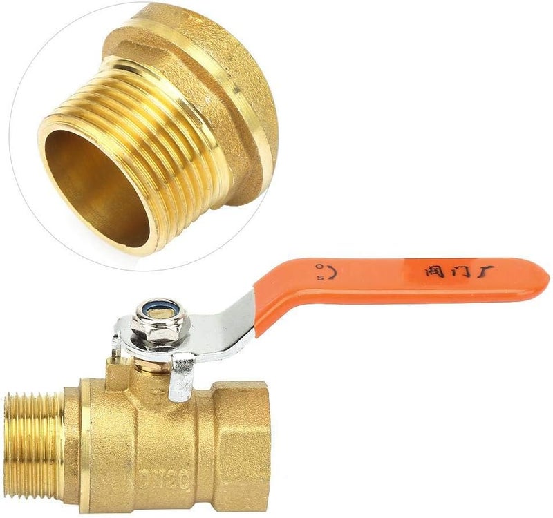Focket Ball ValveDN20 34 inch Thread Male and Female Brass Pipe Versatility Antirust Ball Valve Shut Off Switch Control HandleExtensive Industrial Use - Image 4