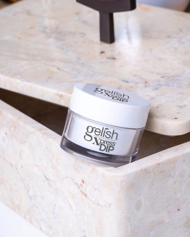 Gelish Xpress Powder Dip Collection (Clear As Day) White Nail Dip Powder, Vibrant Color, Professional Quality, High Shine, Chip-Resistant, 0.3 ounce. - Image 4