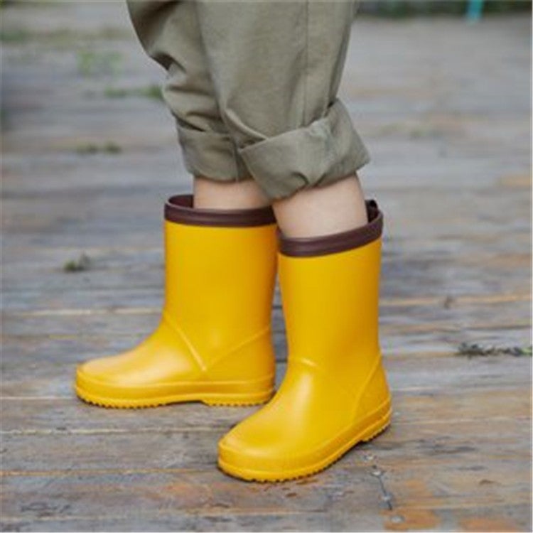 Exported To Japan Kidsren'S Rain Boots Non-Slip Boys And Girls Shoes Baby Rain Boots Cartoon Kidsren'S Water Shoes Overshoes - Image 2