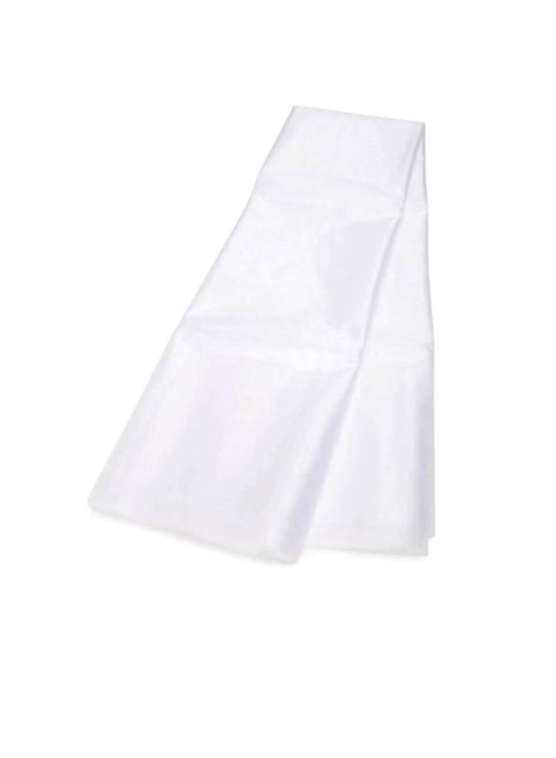 Victoria Lynn Organza White Folded 54 x 180 inches - Image 1
