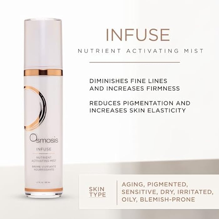Osmosis Infuse Nutrient Hydrating Facial Mist, Plant-Based Minerals, Smooths, Enhances Product Penetration for All Skin Types, 2.7 Fl Oz - Image 2