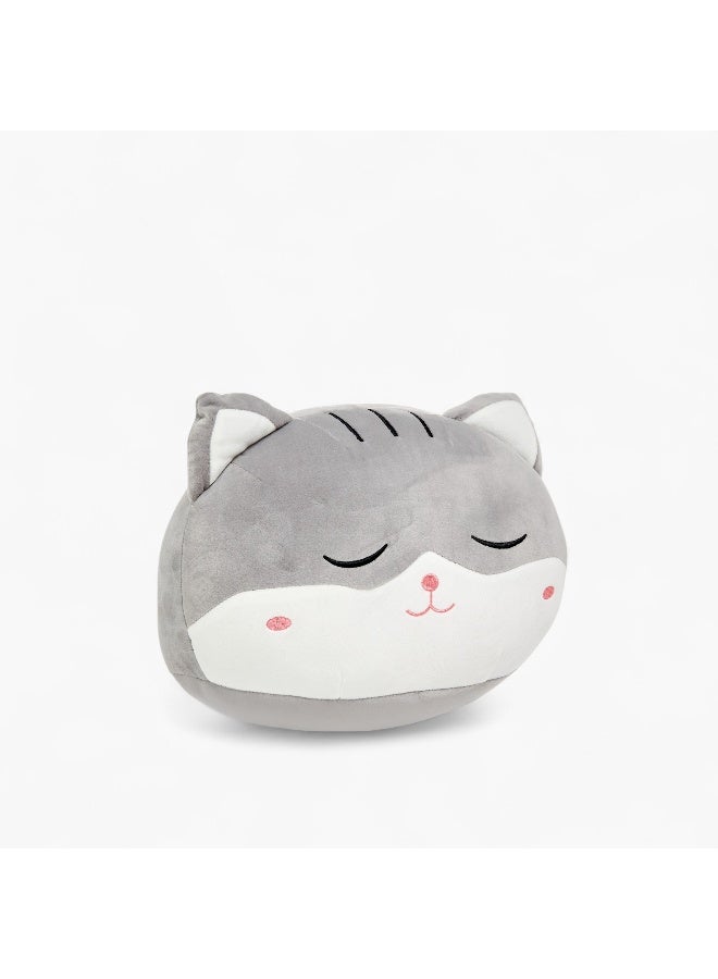 LIFESTYLE Cat Face Decorative Cushion for Kids - Image 4