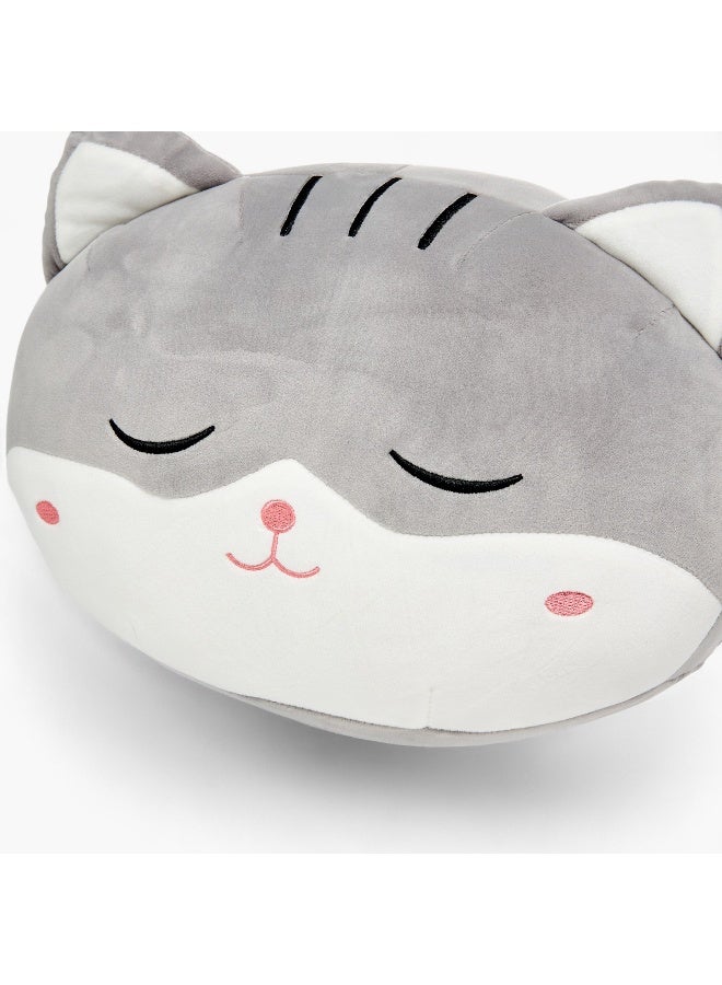LIFESTYLE Cat Face Decorative Cushion for Kids - Image 3