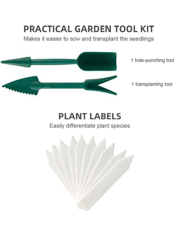 NIBEMINENT Garden Propagator Set Green  - Image 2