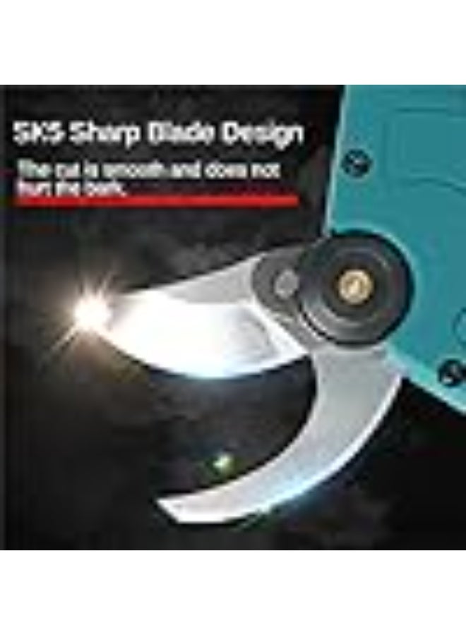 WINSEE Cordless professional electric pruning machine, with a maximum cutting diameter of 30 millimeters, suitable for gardens and orchards - Image 2