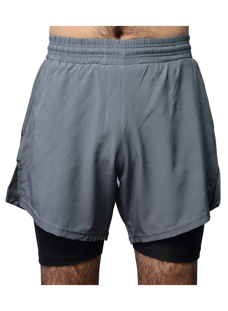 Spall Running Shorts Hanging Towel Pocket Latest Style For Fitness Athletic Gym Exercise Jogging Cycling Workout Active Training Ideal For Men Women - Image 1