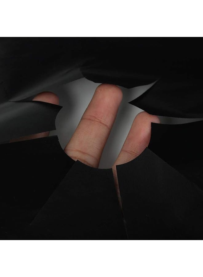 إيروريكس أغطية شعلات الموقد مكونة من قطعتين، سميكة مزدوجة وقابلة لإعادة الاستخدام، غير لاصقة ومقاومة للحرارة، بطانات شعلات قابلة للقطع للمطبخ وسهلة التنظيف، مقاس 10.6 بوصة × 10.6 بوصة، أسود - Image 3