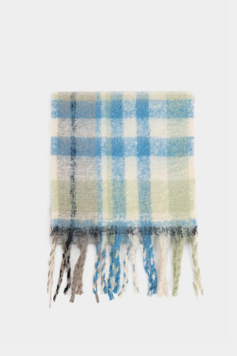 Defacto Boy Plaid Neck Scarf