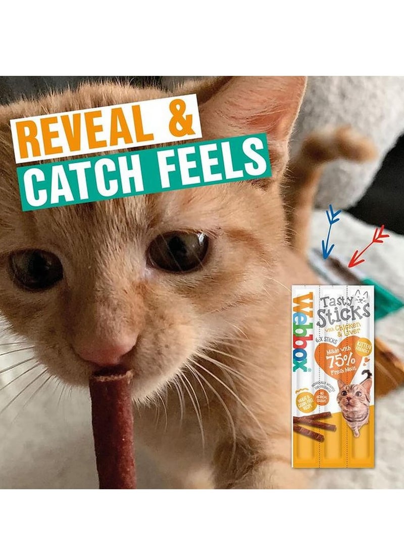 Webbox Cats Delights Tasty Stick Treats Variety Pack  - Image 4