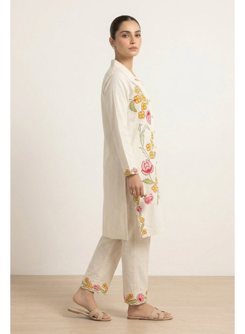 Lucky Kids طقم tunic أنيق بأزرار وسروال مفصل - Image 3