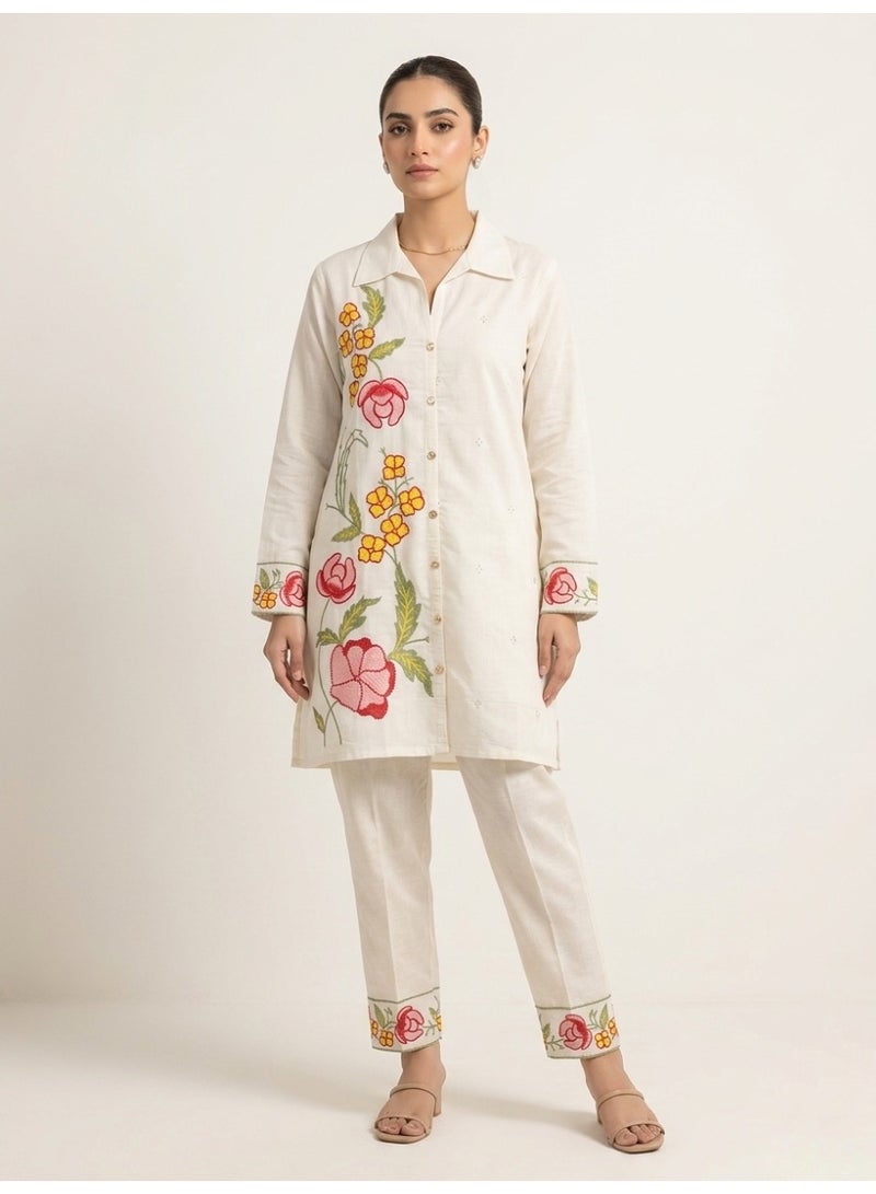 Lucky Kids طقم tunic أنيق بأزرار وسروال مفصل - Image 1