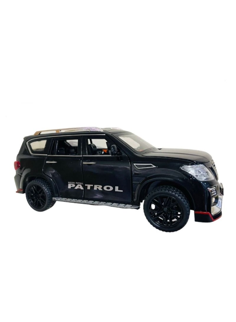 Nissan Patrol Diecast Car - Black - Image 1