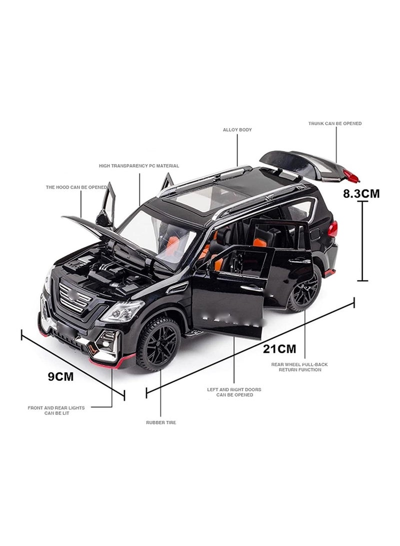 Nissan Patrol Diecast Car - Black - Image 3