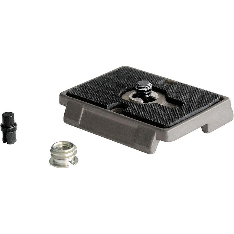 Manfrotto 200PL RC2-System Quick Release Plate with 1/4"-20 Screw and 3/8" Bushing Adapter - Image 1
