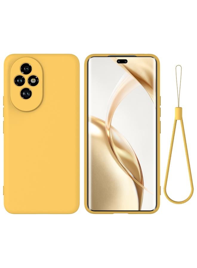 اس-توب جراب لهاتف Honor 200 مصنوع من السيليكون السائل المقاوم للصدمات بلون نقي - Image 1