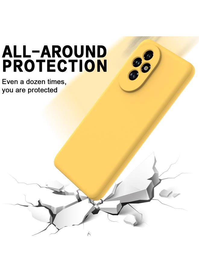 اس-توب جراب لهاتف Honor 200 مصنوع من السيليكون السائل المقاوم للصدمات بلون نقي - Image 5