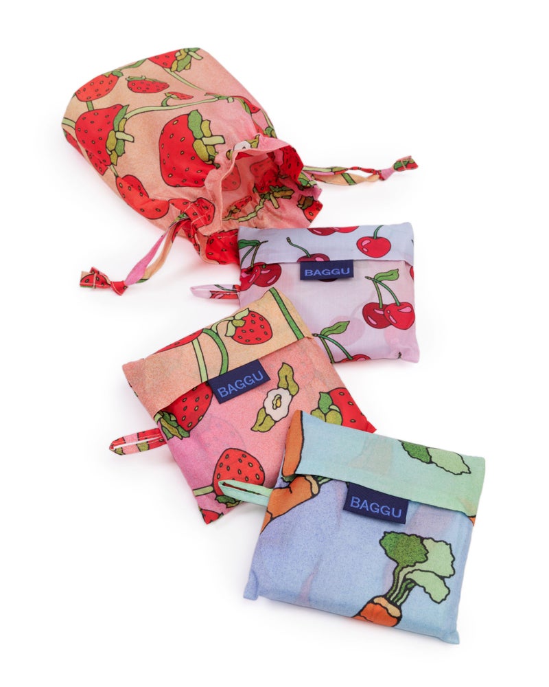 BAGGU Standard Set of 3 - Carrots & Berries - Image 1