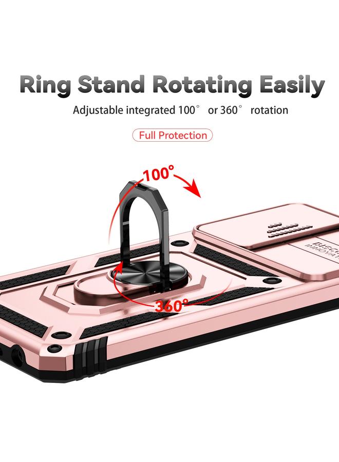 اس-توب جراب لهاتف Samsung Galaxy A52 5G / 4G مع حامل كاميرا منزلق - Image 3