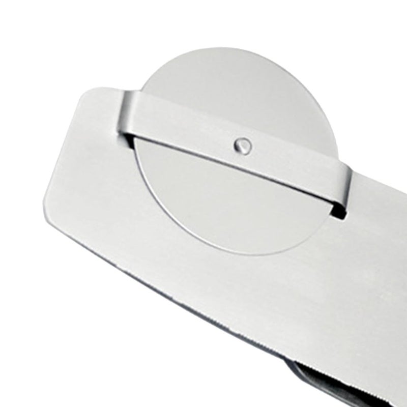 vintak Stainless Steel 3in1 Pizza Cutter Wheel with Ergonomic Handle Multifunctional Baking Tool - Image 5