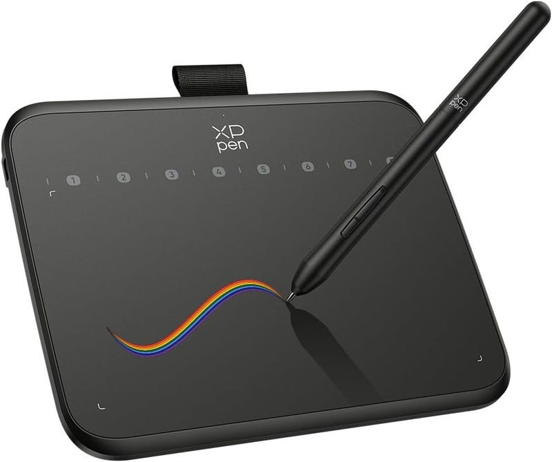 XPPen Deco 640 Drawing Tablet with 16384 Pressure Levels Sensitivity Battery-Free Stylus 6 * 4 Inch OSU Graphic Tablet for Digital Drawing Teaching Designing Editing Work for PC Mac Android - Image 1