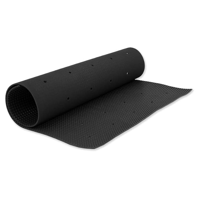 SHOWER MAT 40 CM X 60CM NON SLIP BATHROOM MAT NON PVC RECTANGLE ANTI SLIP MAT FOR BATHROOM FLOOR NATURAL RUBBER BATH MAT SQUARE BLACK