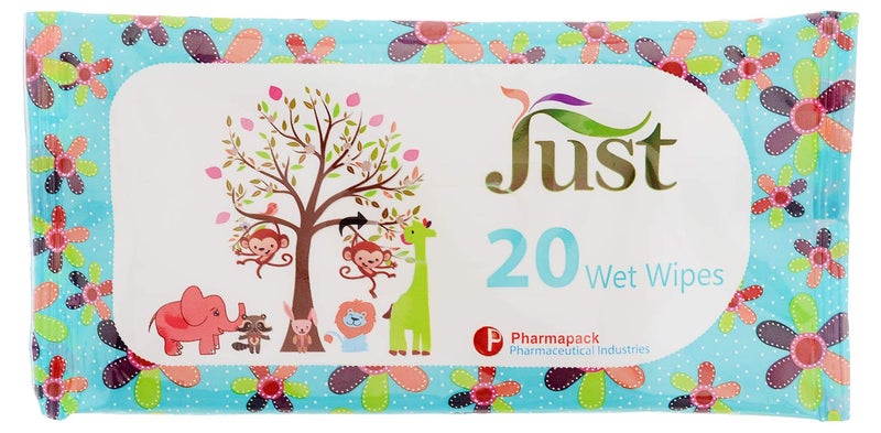 Just 20 pcs baby wipes